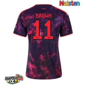 Bayern Munich Nathaniel Brown #11 Kolmaspaita Naisten 2026-27 Lyhythihainen